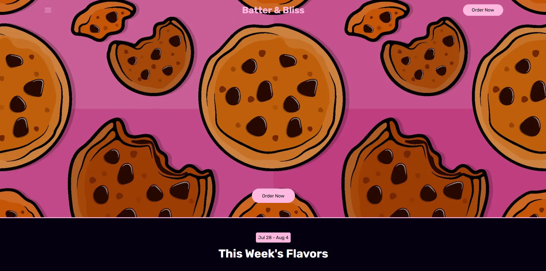 Batter & Bliss website